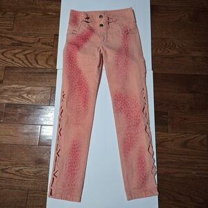 Stylish Pink Women's Jeans Jeggings